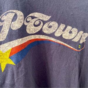 P-Town t-shirt size 2XL.  Navy and yellow.  Super comfy